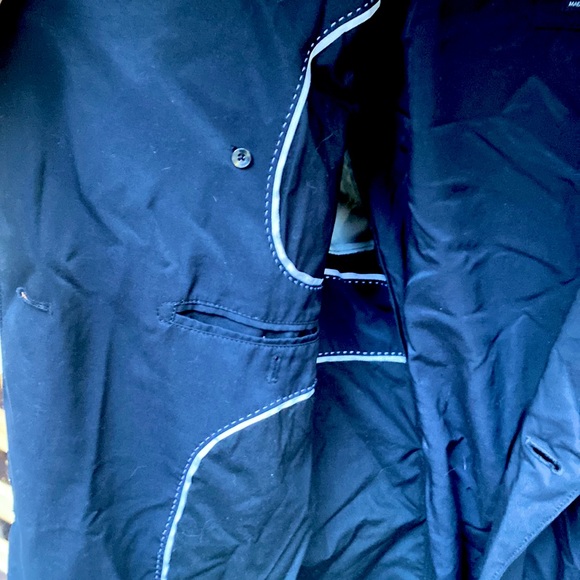 Club Monaco Black Trenchcoat - Picture 3 of 4